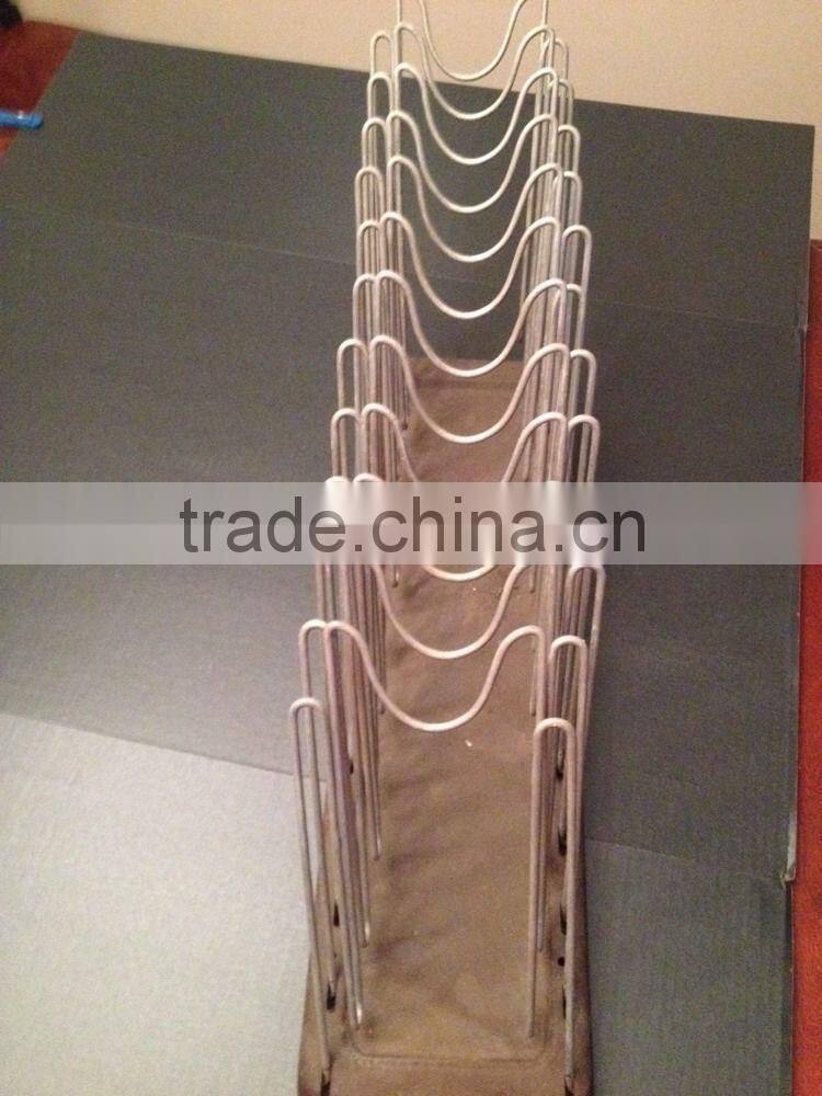 Vintage Industrial Metal Display Sorter Magazine Rack Book