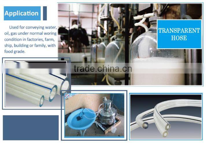 PVC clear tube food grade sanitary use hose