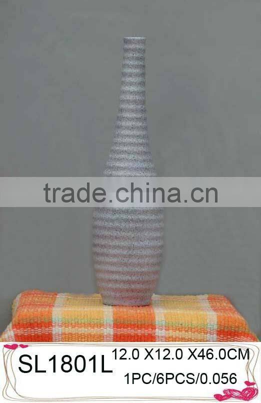 2015 new fiberglass modern vase flower vase for decoration