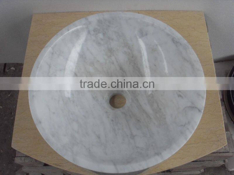 Fancy good quality white onyx vessel sink wholesale