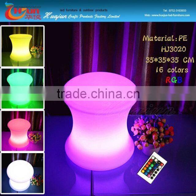 lcolor change fancy plastic chair,party chair