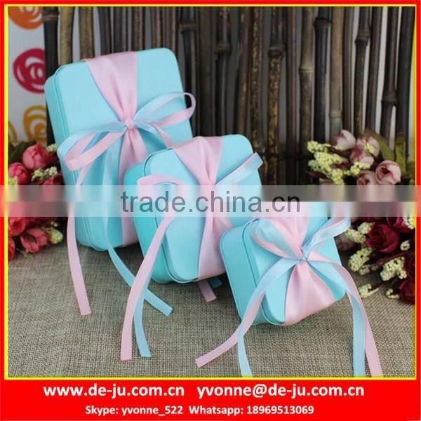 Empty Antique Metal Chinese Candy Box