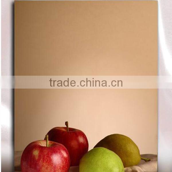 1.0mm Stainless Steel 4x8 Colored Decorative Metal Sheets for Wall Cladding