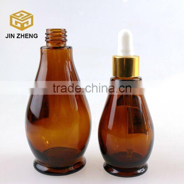 5ml 10ml 20ml 30ml 50ml 60ml Amber Round Glass Essential Oil Bottles