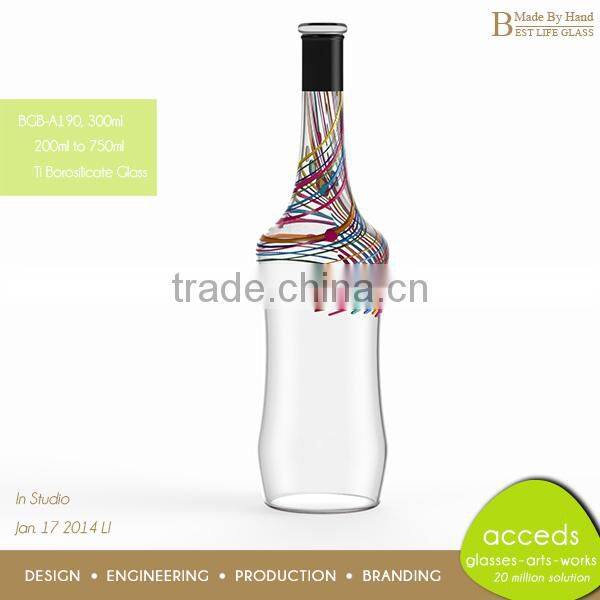 Handcrafted Promotional Glass Bottles For Wine