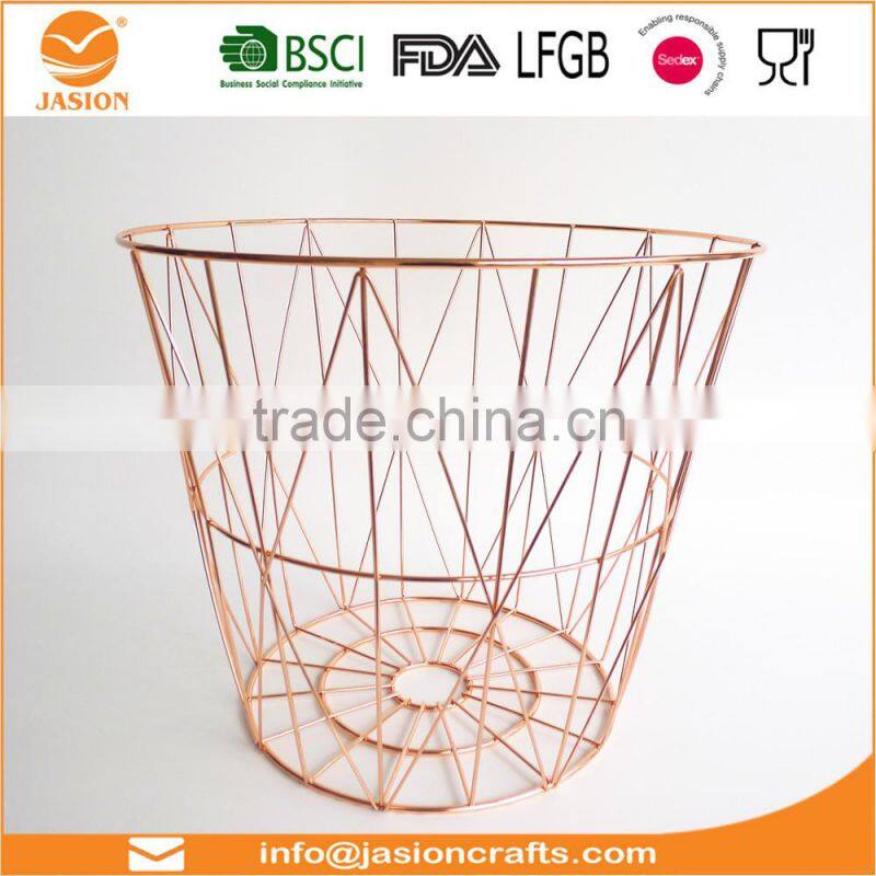 Jiangmen Factory Fashion Design Storage Metal Wire Fruit Basket hanging wire fruit basket