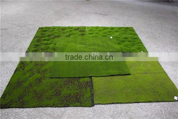 artificial indoor exhibition man made decoration flooring moss mat