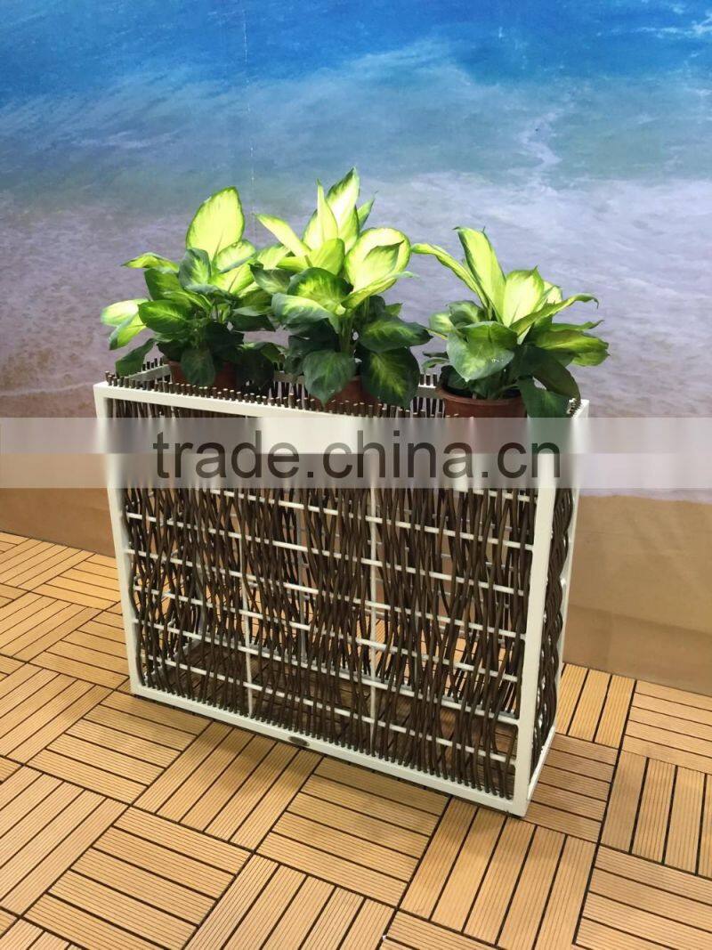 Garden Furniture Planter Wicker Rattan Flower Pot