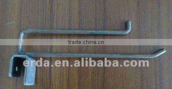 Wall Mounting U Bracket Display Hanging Metal J shaped Hook