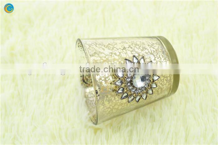 crystal gemstone candelabra