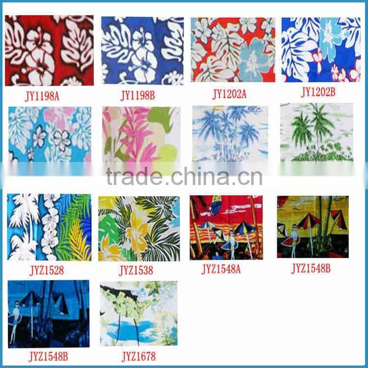 100% cotton printed beach shirts in holiday