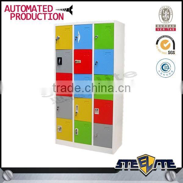 15 doors metal square small storage key lockers for sale