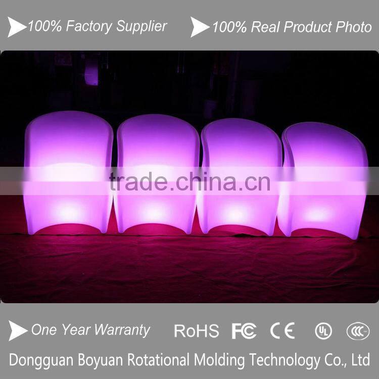 led lighted hotel high cross back chair