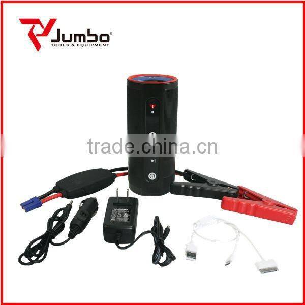 JB1204 Emergency use jump starter power bank rohs battery charger bluetooth speaker
