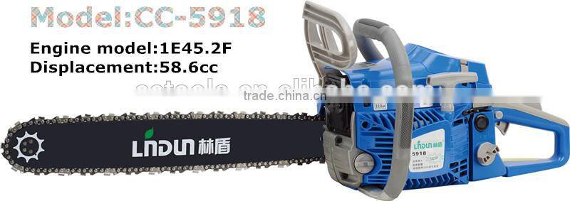 Manufacturer in Zhejiang high quality 5800 58cc CE chain saw chainsaw