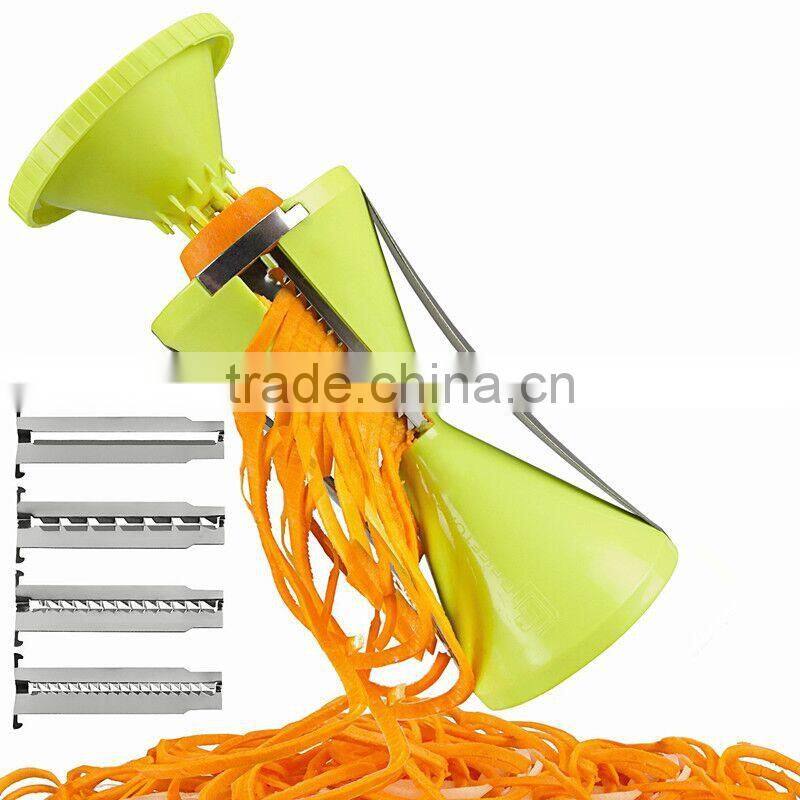 GT-S18 4Blades replaceable Vegetable Spiral slicer