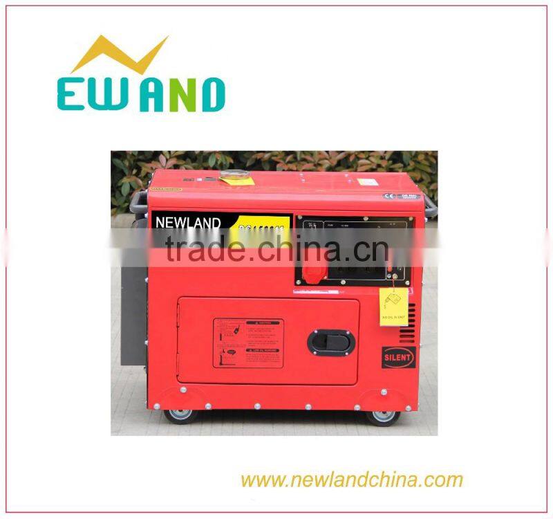 imported generators 6kw soundproof machine silent 220v diesel generator