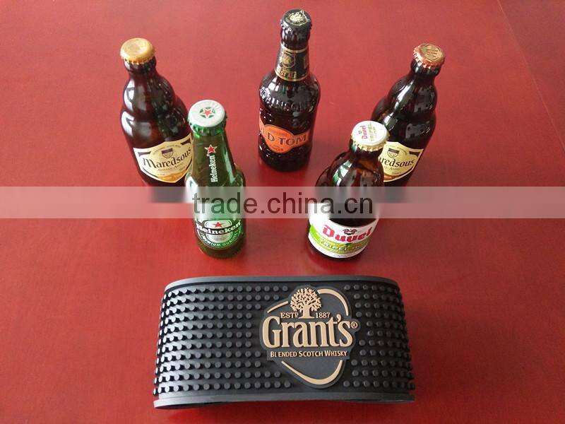 Top cool design 3d drip bar mat waterproof bar mats detail