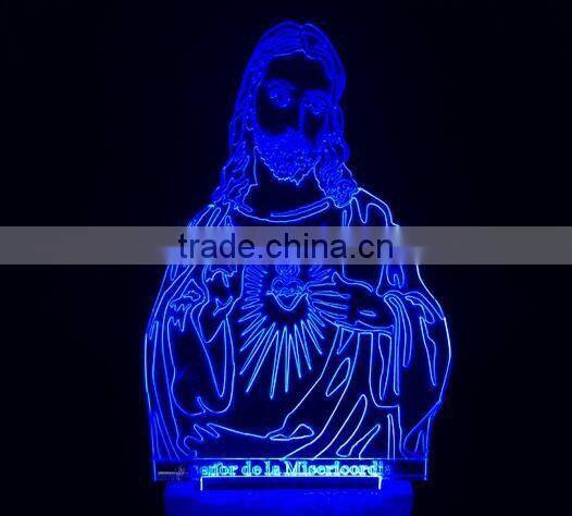 3d light lamp of jesus christ for christmas