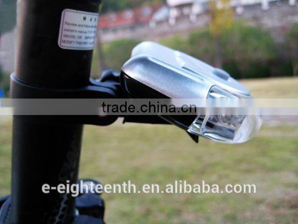 2016 hot Cycling Bicycle Bike 5 LED Red Rear Tail Back UFO 180 Round Warning Lamp Light