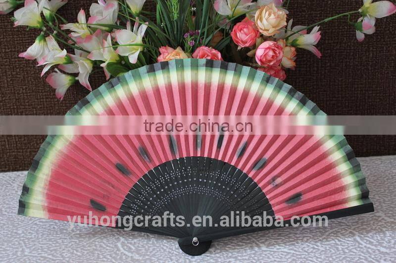 Lovely tissue paper handmade paper fan for import