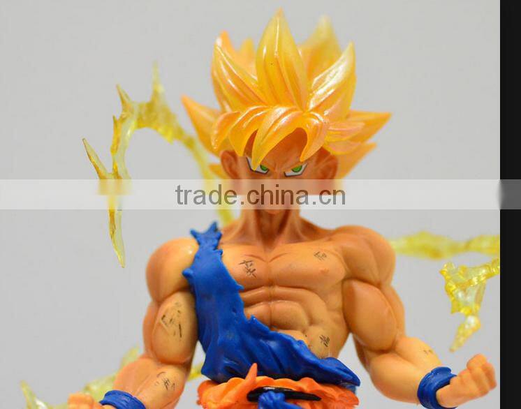Seven dragon ball Wukong Super Saiyan battle turned toys toy doll model