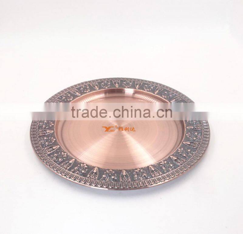 Supply popular stainless steel foil round tray