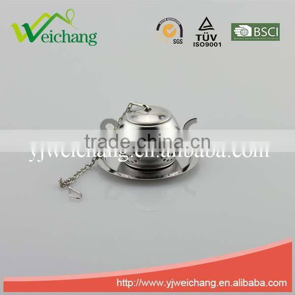 WCJ463 Good quality Hot sale Stainless Steel Bird Shape funny shape Tea Ball Tea Infuser with tray