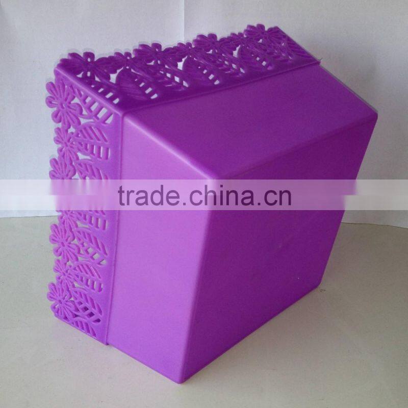 plastic empty hollow out fruit basket