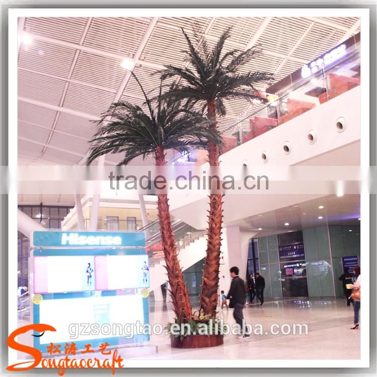 2.5m hight new product large outdoor plastic artificial palm trees for sale
