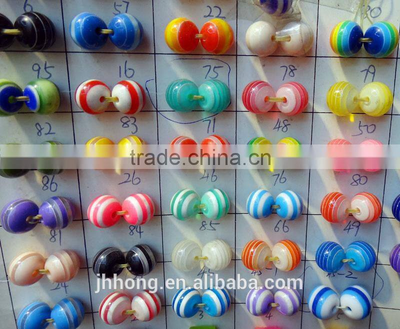 Colorful flat round evil eye beads, jewelry accessories, high quality resin beads