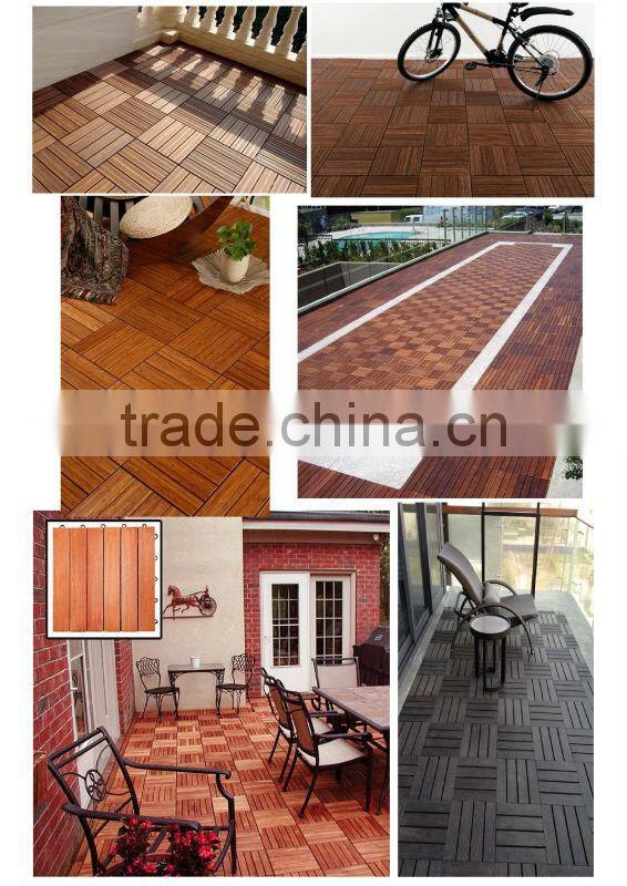 20mm Dark Carbonized Color matt Finish outdoor strand woven bamboo tile floor products hot sale 2013