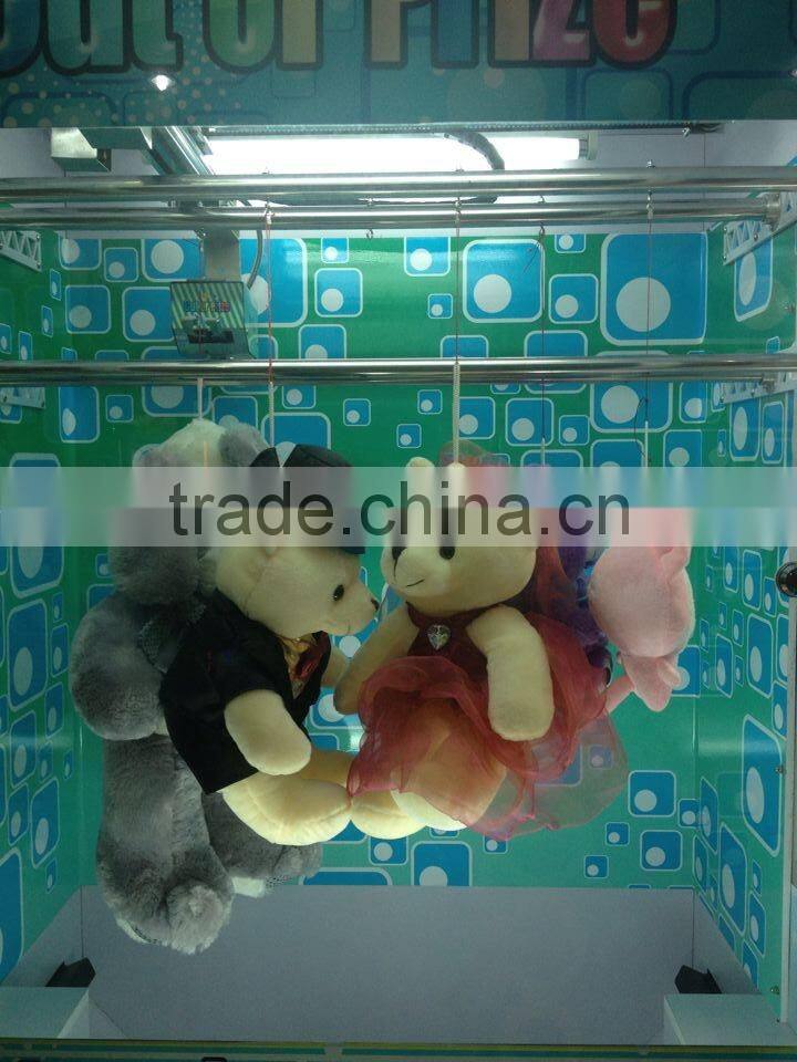 Hot Sale Candy Games Machines/DF-V213 Coin Pusher Toy Claw Vending games