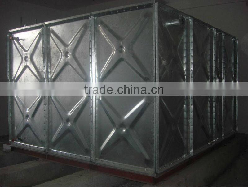 Enamel water tank with beautiful appearance and corrosion resistance