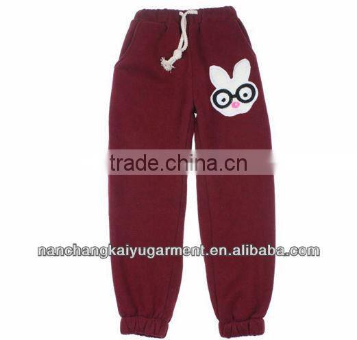 women Cotton Fleece Sweat harem pants