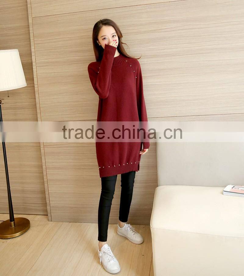 Latest sweater designs for girls 100% cashmere wool womens sweater