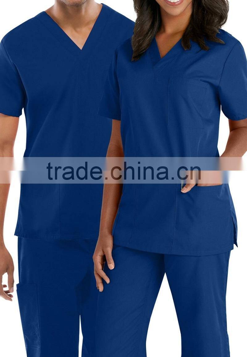Custom hospital uniform clinical nurse medical scrubs uniform