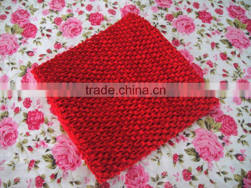 Wholesale 9 inches light pink crochet tube top for kids ,crochet top tutu lined