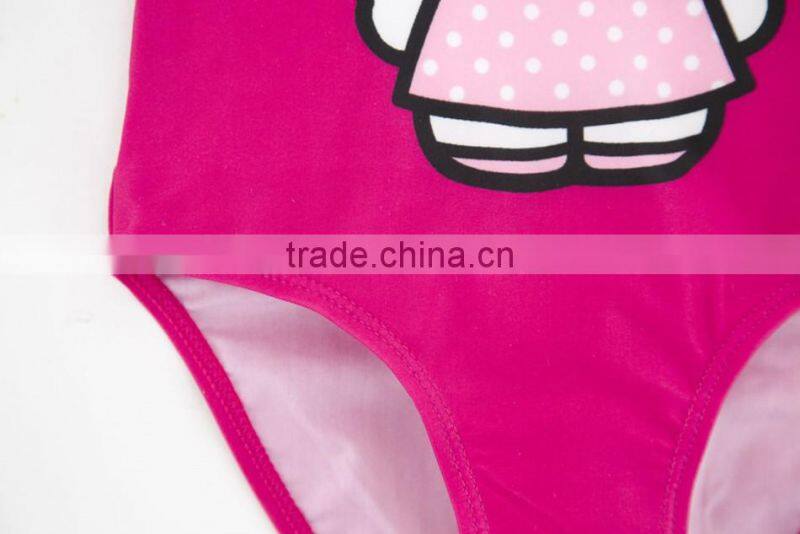One piece Sex Children Beach Wear Cartoon Cute Kids Bikini Swimwear For Girls