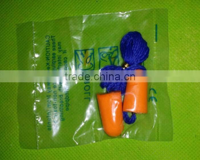 Disposable anti-noise foam bullet shap foam earplugs