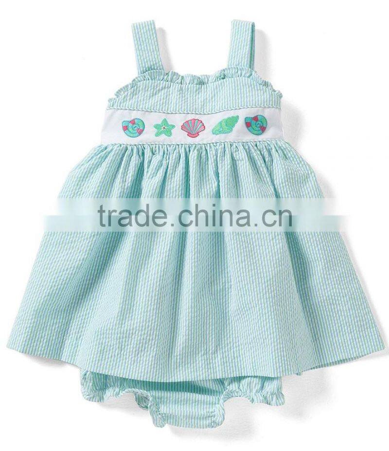 2017 wholesale boutique baby mint green clothing organic 100% cotton baby romper two pieces toddler clothing