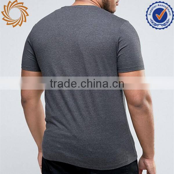 Blank xxxl t shirt for man round neck t shirt with factory price