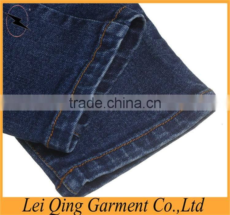 Ladies cotton denim pencil pants, small-leg-opening jeans