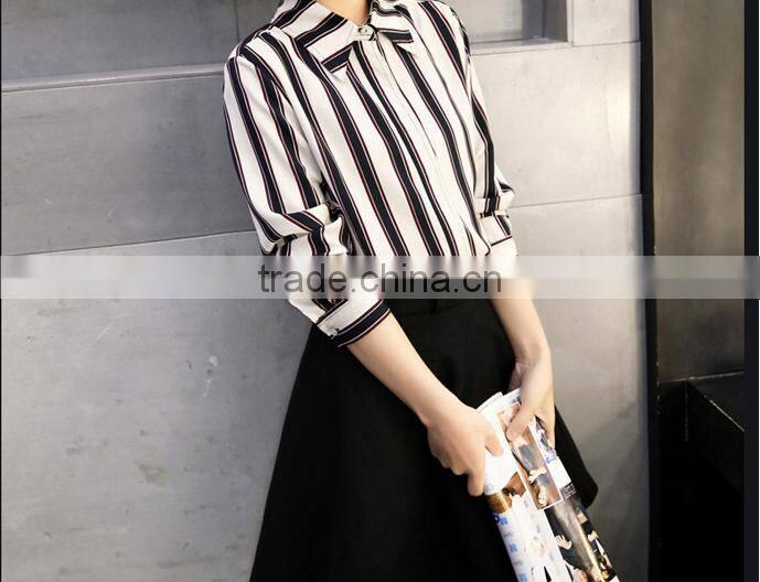 F20045B Long sleeve lady bodycon blouse