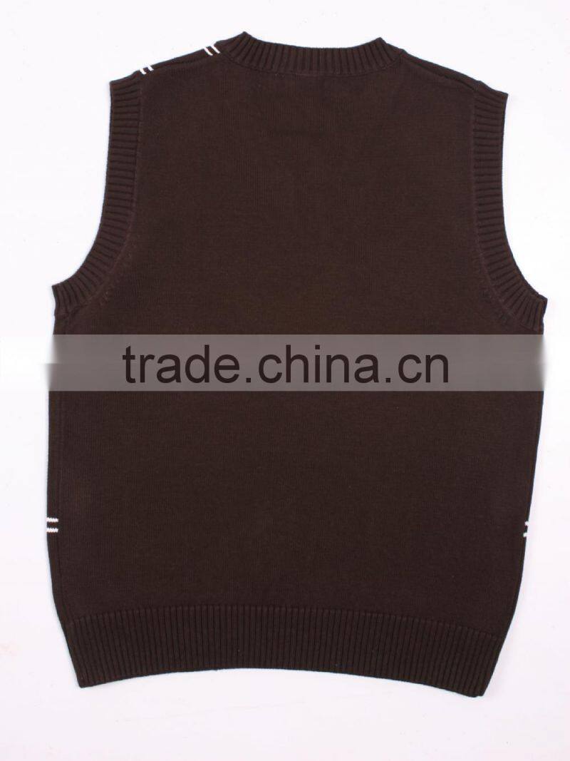 Man Fashion Latest Design Winter Sweater Vest 2015
