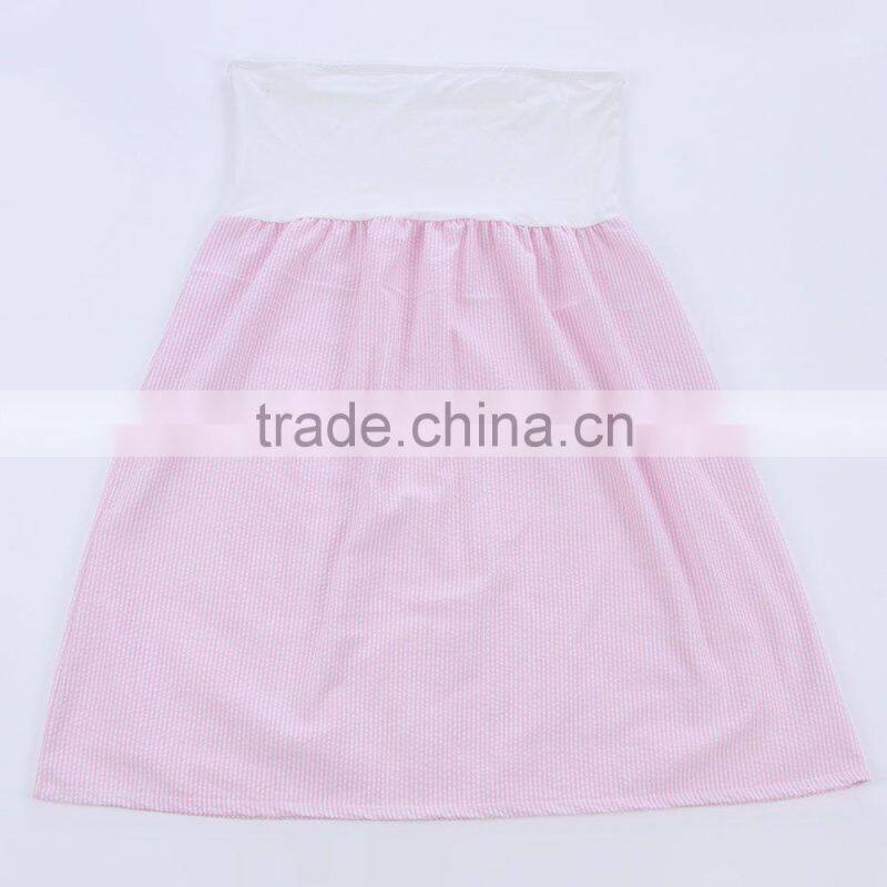 Monogrammed Seersucker Cover Up