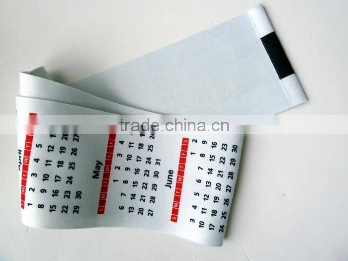 hanging printing calendar