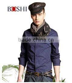 Latest Style Brand Dress White Men Slim Fit Printed Shirt