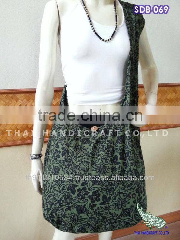 Thai Cotton Shoulder Hippie Boho Hobo Sling Crossbody