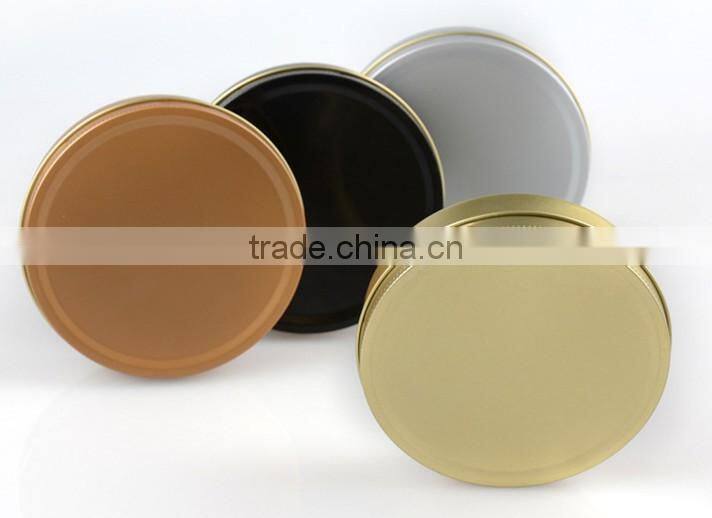 R18340H 80ml Round Tin can screw top sealed snack food gifts tin